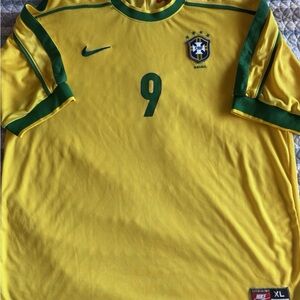 1998 NIKE BRAZIL RONALDO JERSEY